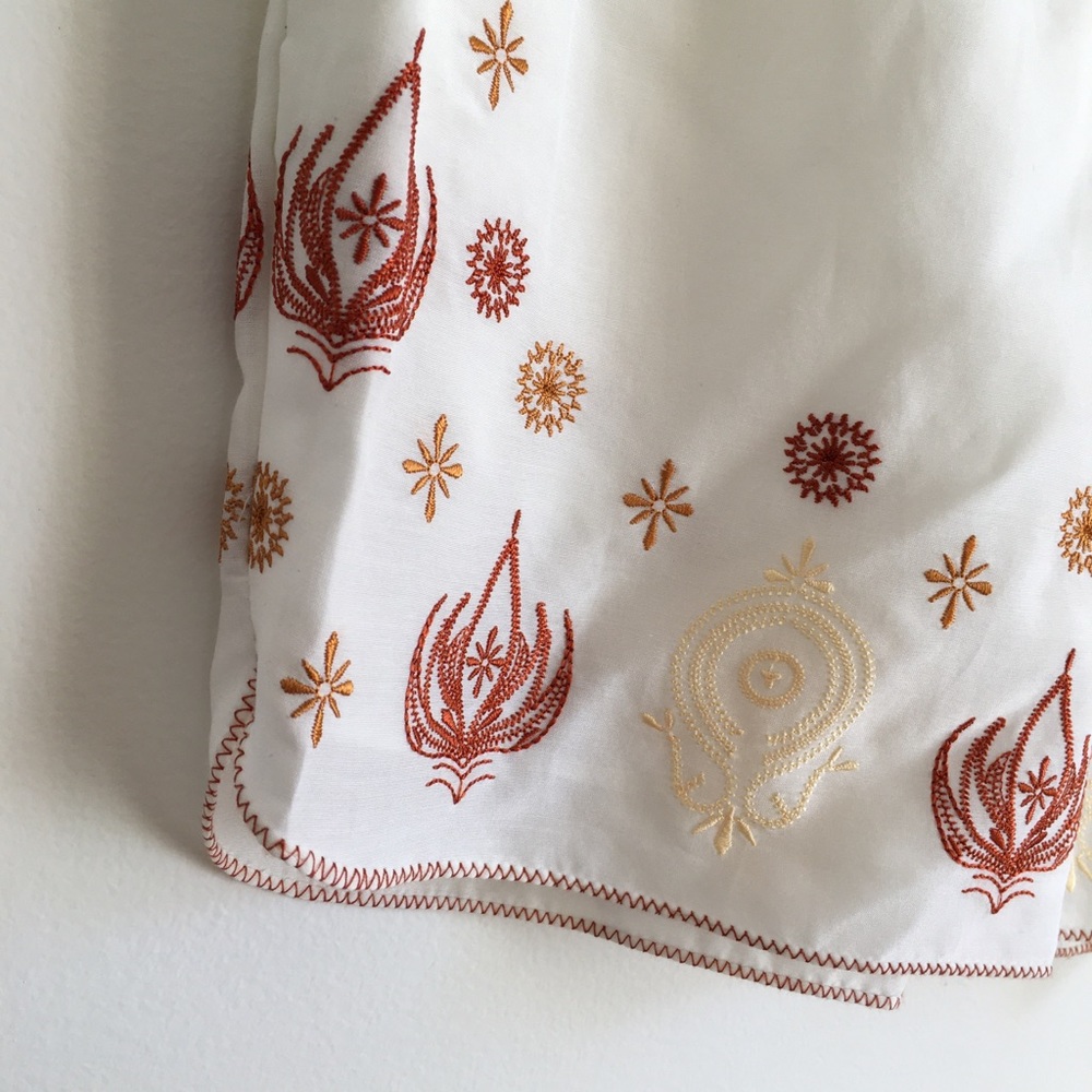 NWT Rachel Zoe Silk Stephanie Embroidered Short S - Picture 6 of 11